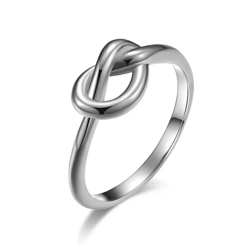 Bague Boucle argent - Acier inoxydable