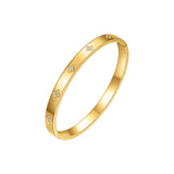 Bracelet Éloria or - Acier inoxydable