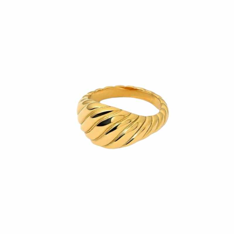 Bague Mirena or - Acier inoxydable