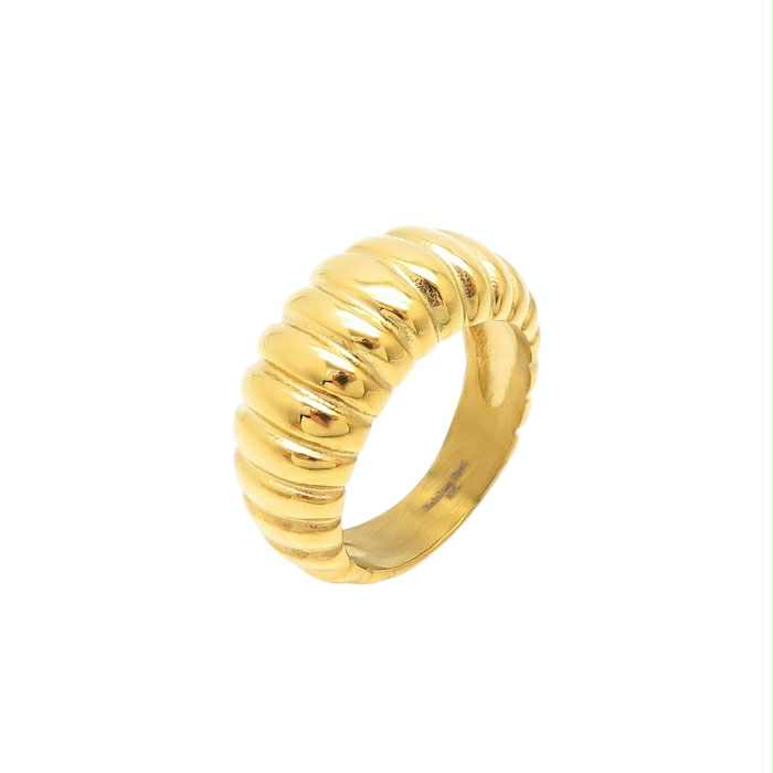 Bague Soléa or - Acier inoxydable