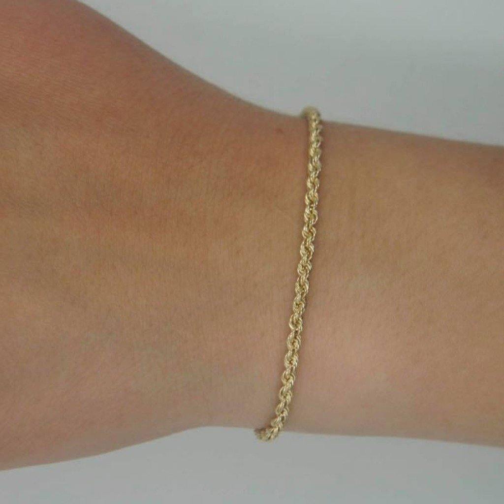 Bracelet Torsade 2mm - Or 10K - Bijouterie St-Lawrence S.E.N.C.